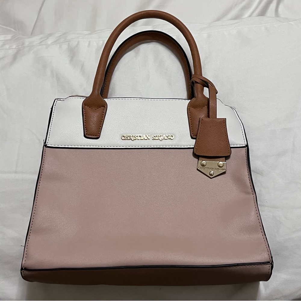 Christian Siriano Pink and White Women's Bag